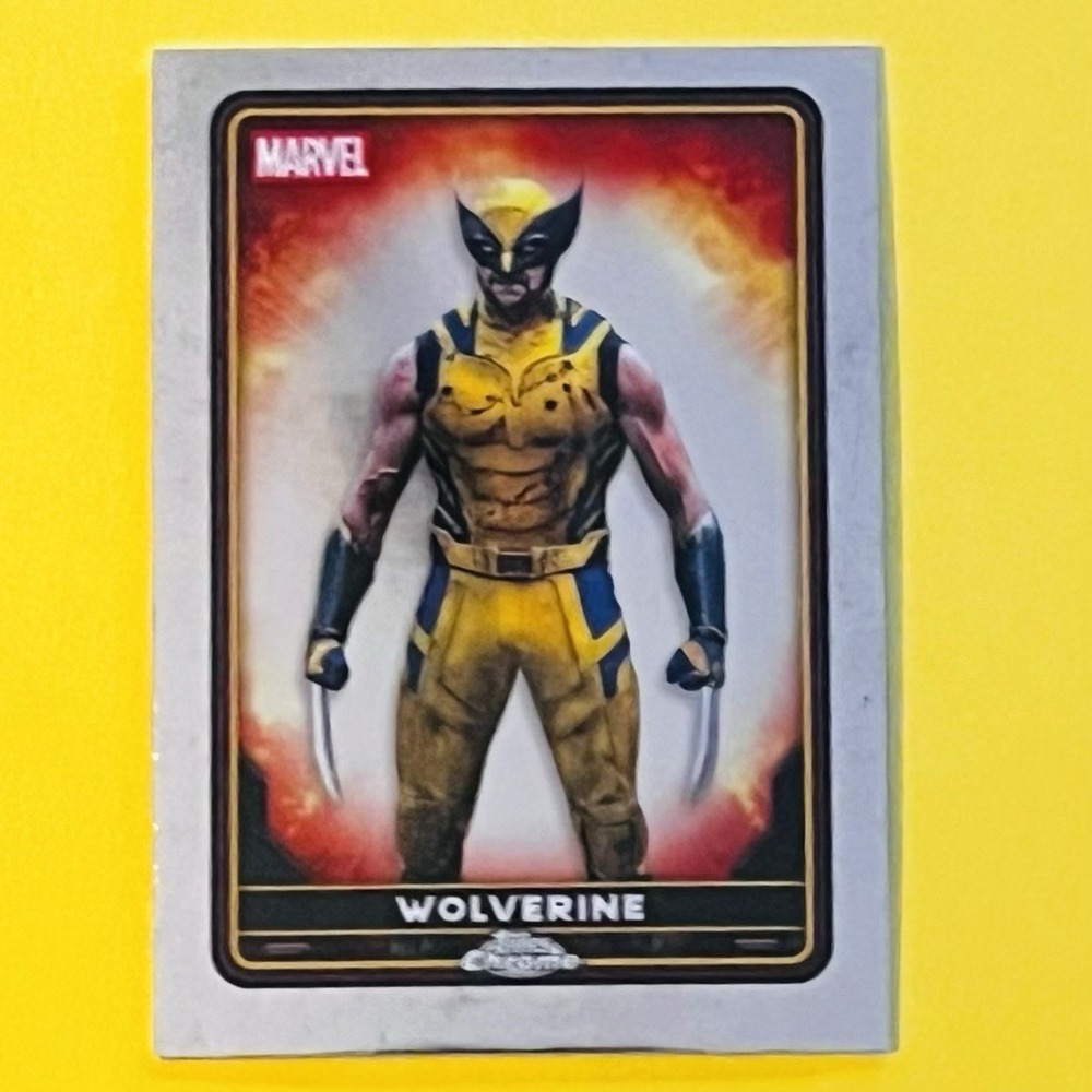 2025 Topps Chrome Deadpool‎ & Wolverine #30 Wolverine Base Marvel